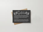 Gothic Wedding Invitation Suite | Till Death Do Us Part