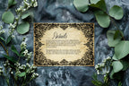 Black Lace Personalised Enclosure Cards | Pack of 10 | A6 or A5