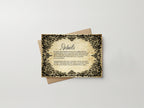 Black Lace Personalised Enclosure Cards | Pack of 10 | A6 or A5