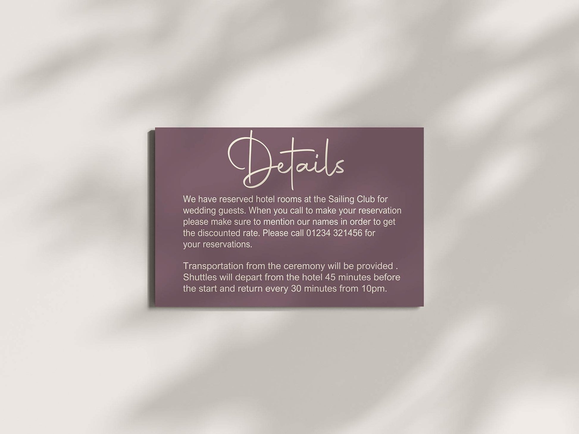 Heather Wedding Invitation Suite