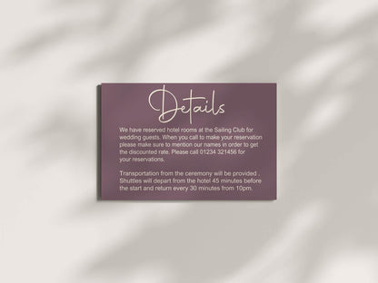 Heather Wedding Invitation Suite