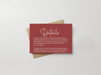 Rosewood Wedding Invitation Suite - Larosier Prints