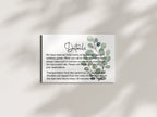 Eucalyptus Wedding Invitations Enclosure Cards | Pack of 10 | A6 - Larosier Prints