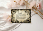 Black Rose Wedding Invitation Suite Bundle