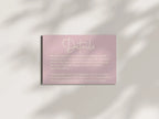 Dusky Pink Wedding Invitations Enclosure Cards | Pack of 10 | A6 - Larosier Prints