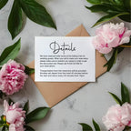Minimalist Wedding Invitation Suite - Larosier Prints