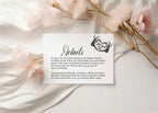 The Lovers Tarot Wedding Invitation Suite | White