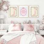 Bow & Holly Print | Christmas Wall Art - Larosier Prints