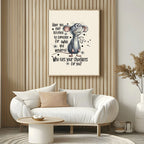 Sarcastic Mouse Print Print | Humorous Wall Art - Larosier Prints