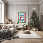 You Ain't Gettin' Shit Print | Fun Santa Christmas Wall Art - Larosier Prints