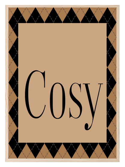 Cosy Print | Diamond Autumnal Home Wall Art
