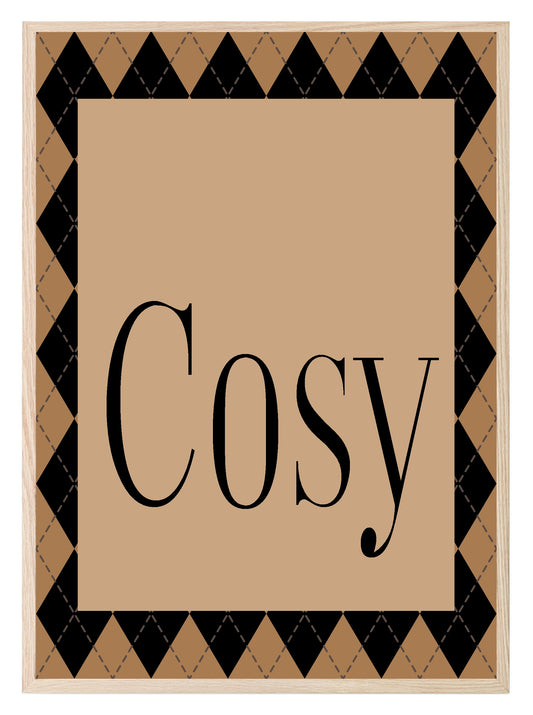 Cosy Print | Diamond Autumnal Home Wall Art