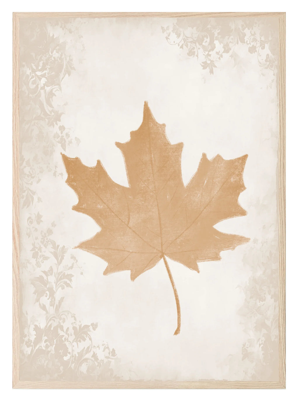 Antique Leaf Wall Art Print - Larosier Prints