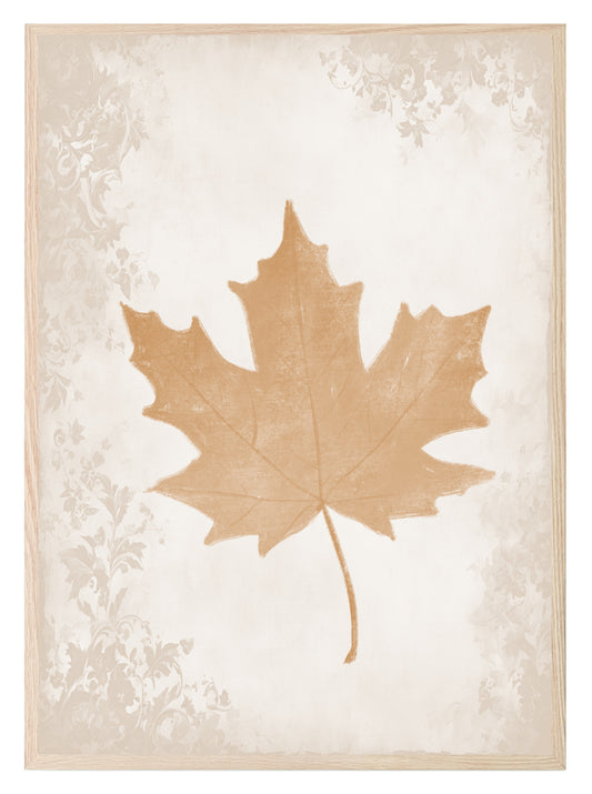 Antique Leaf Wall Art Print