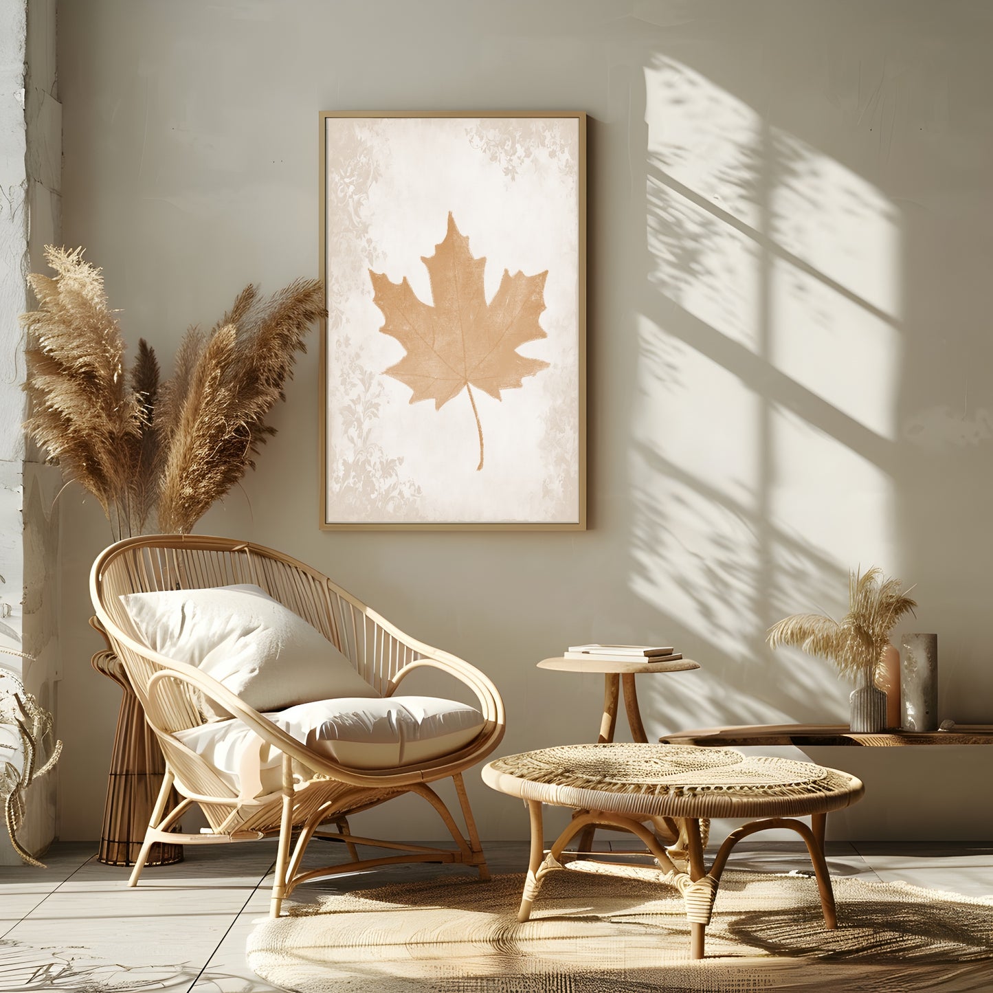 Antique Leaf Wall Art Print