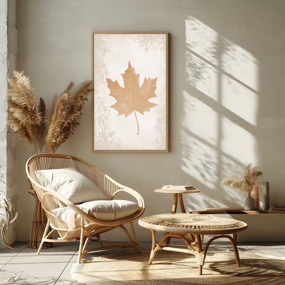 Antique Leaf Wall Art Print
