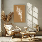 Autumnal Smoke Wall Art Print | Caramel & Cotton - Larosier Prints