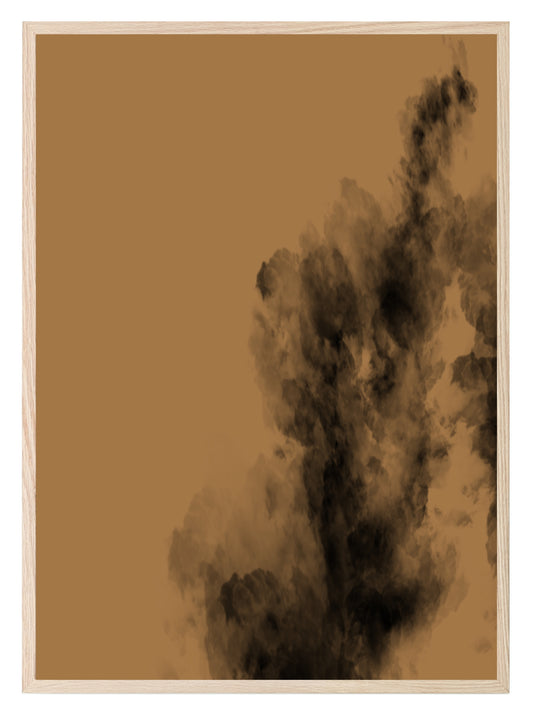 Autumnal Smoke Wall Art Print | Caramel