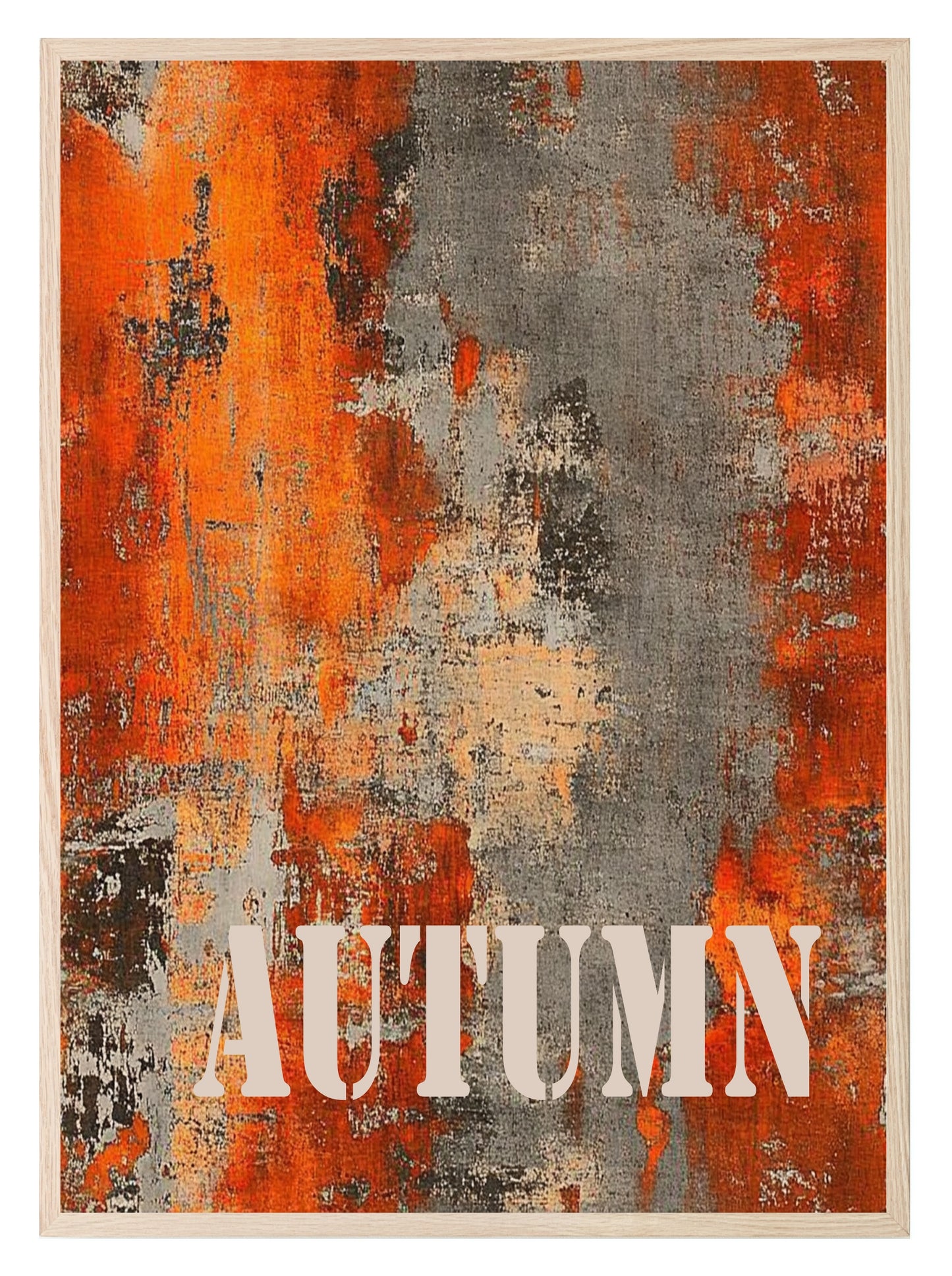 Autumn Grunge Wall Art Print