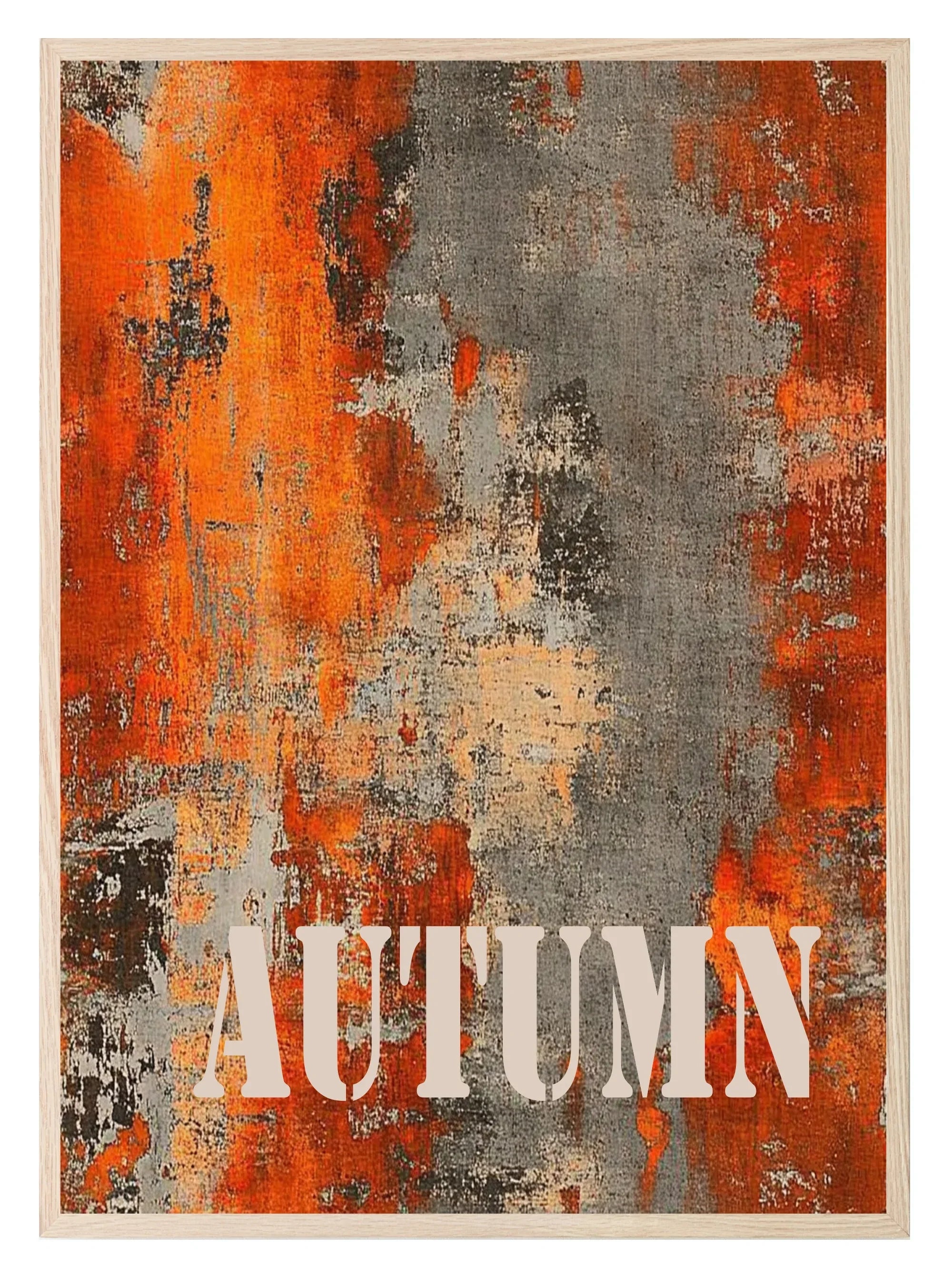 Autumn Grunge Wall Art Print - Larosier Prints