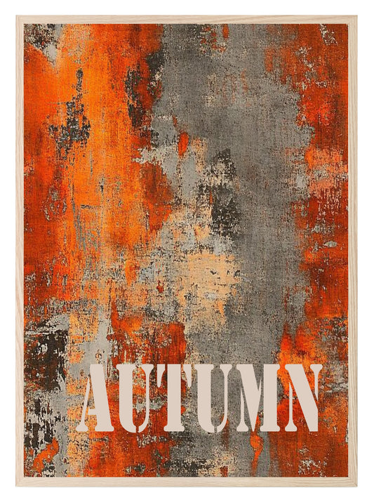 Autumn Grunge Wall Art Print