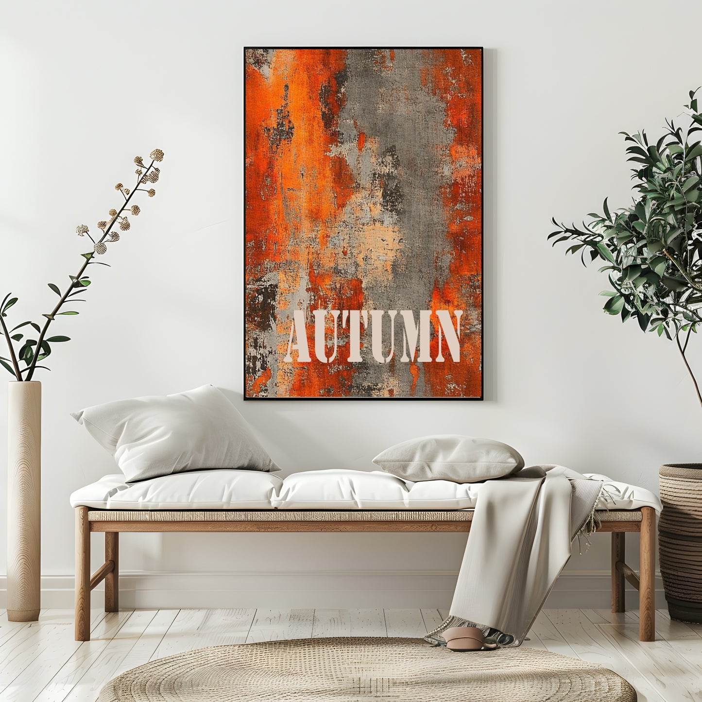 Autumn Grunge Wall Art Print