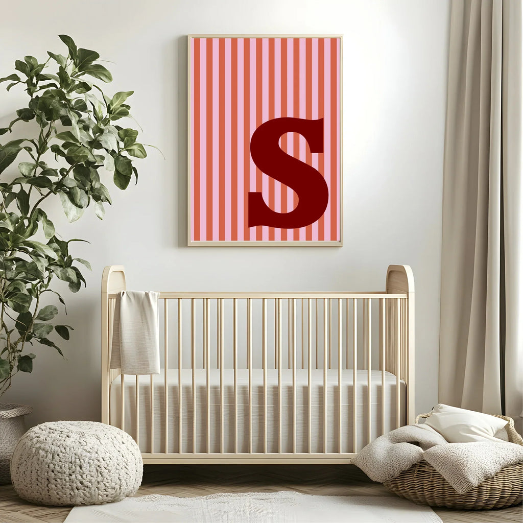 Personalised Christmas My Little Pudding Forever Print | Double Sided | Red & Pink - Larosier Prints