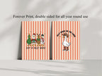 Christmas Silly Goose Forever Print | Double Sided - Larosier Prints