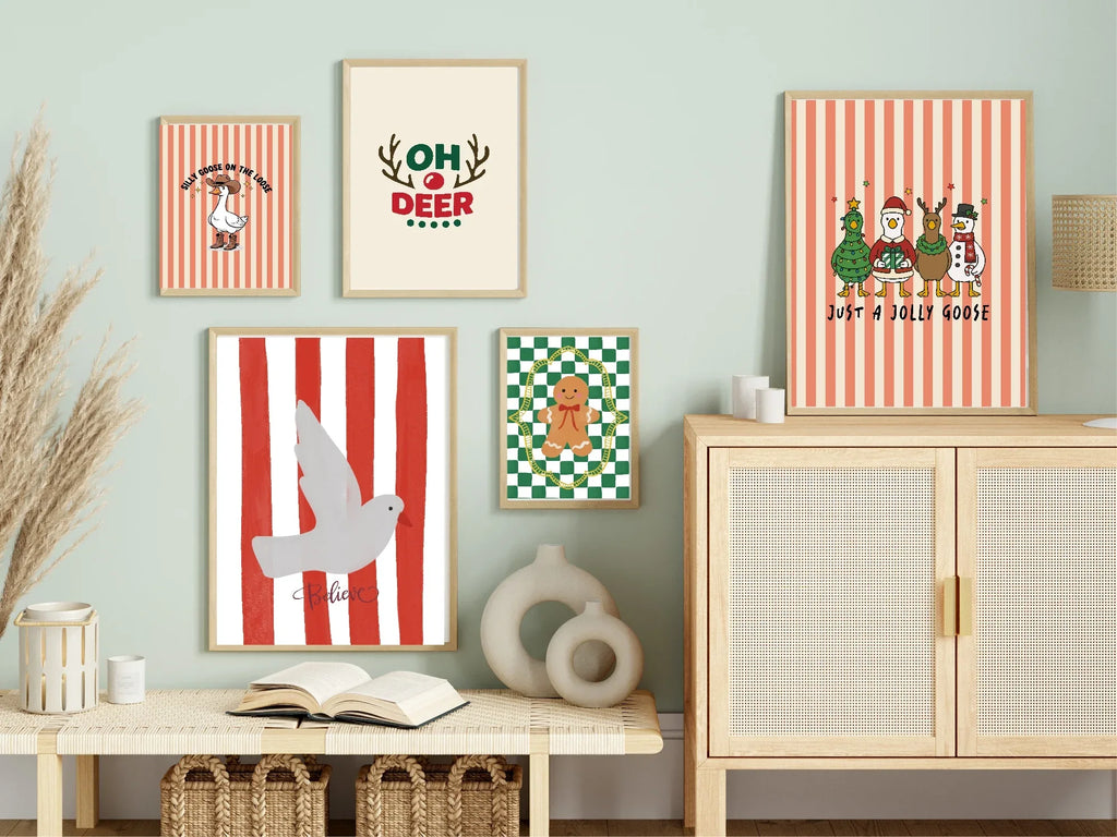 Christmas Silly Goose Forever Print | Double Sided - Larosier Prints