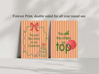 Christmas Romantic Forever Print | Double Sided - Larosier Prints