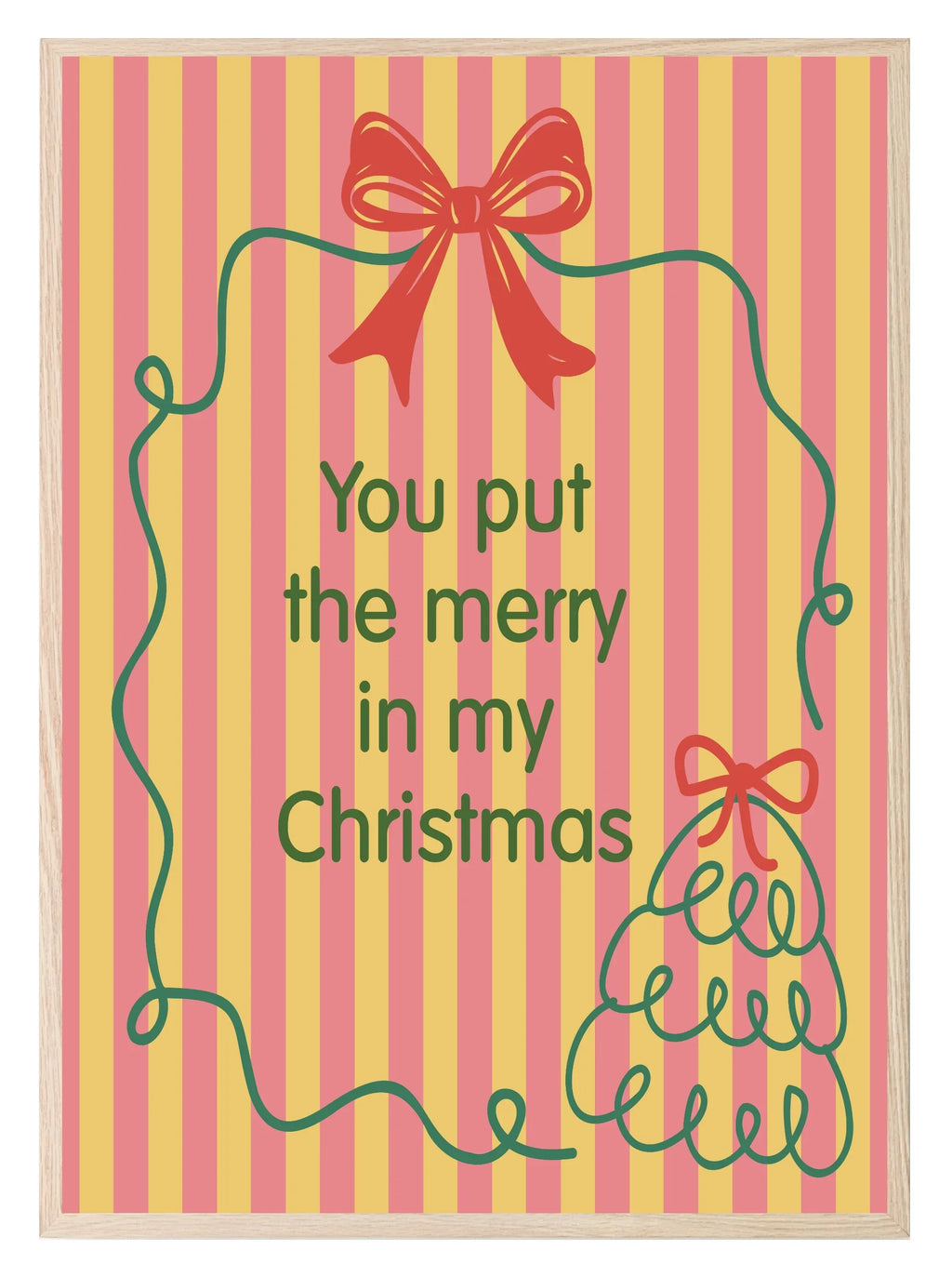 Christmas Romantic Forever Print | Double Sided - Larosier Prints