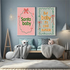 Christmas Santa Baby Forever Print | Double Sided - Larosier Prints