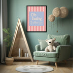 Christmas Santa Baby Forever Print | Double Sided - Larosier Prints
