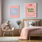 Christmas Santa Baby Forever Print | Double Sided - Larosier Prints