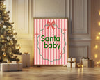 Christmas Santa Baby Forever Print | Double Sided - Larosier Prints