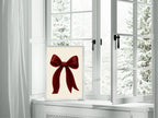 Christmas Red Velvet Bow Print | Colour Options - Larosier Prints