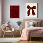 Christmas Red Velvet Bow Print | Colour Options - Larosier Prints