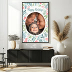 Christmas Border Happy holidays Photo Print - Larosier Prints