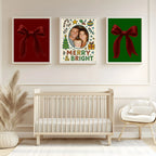 Bright Christmas Border Merry & Bright Photo Print - Larosier Prints