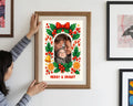 Christmas Border Merry & Bright Photo Print - Larosier Prints
