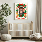Christmas Border Merry & Bright Photo Print - Larosier Prints