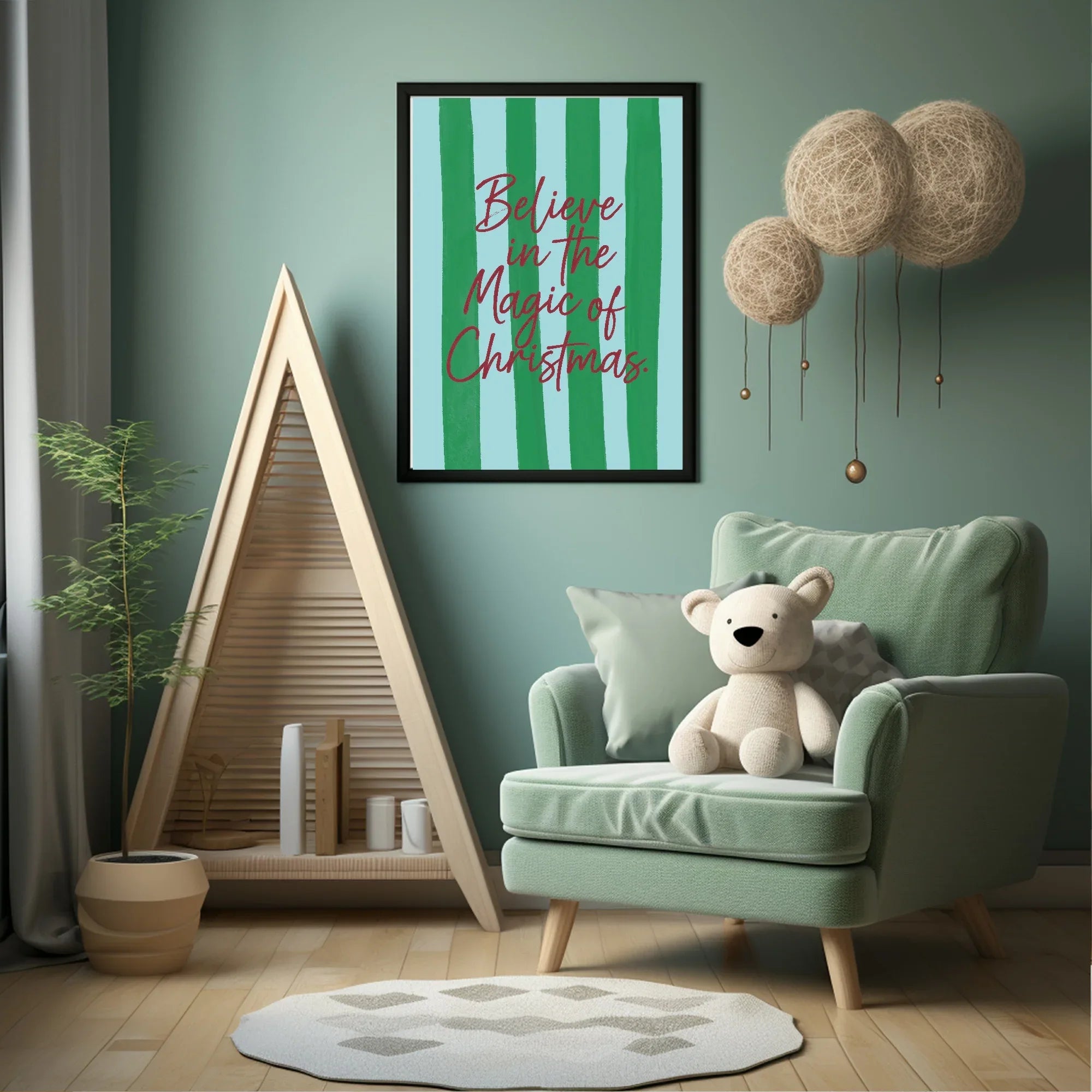 Believe In The Magic Of Christmas Print | Seasonal Wall Art - Larosier Prints