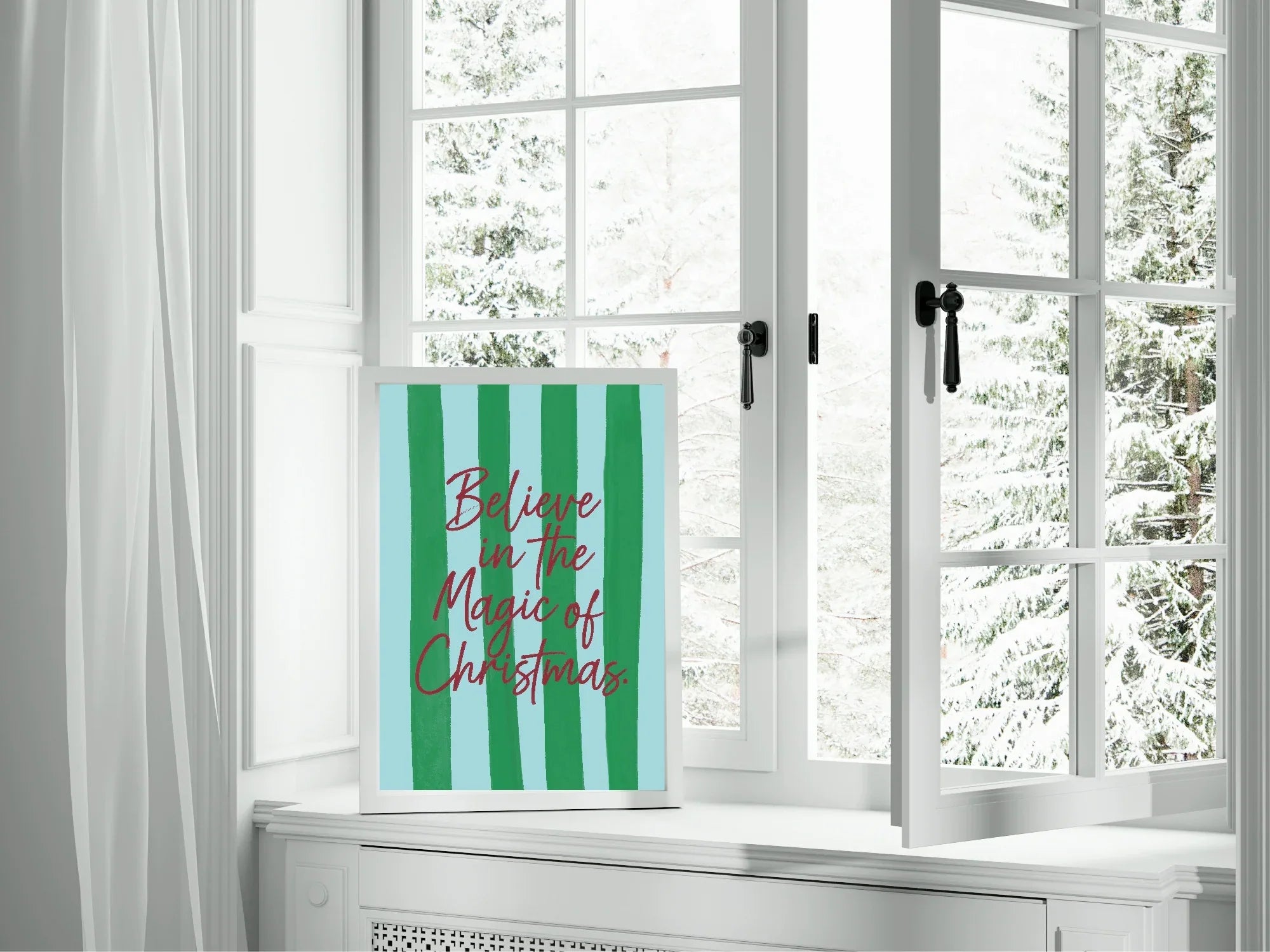 Believe In The Magic Of Christmas Print | Seasonal Wall Art - Larosier Prints
