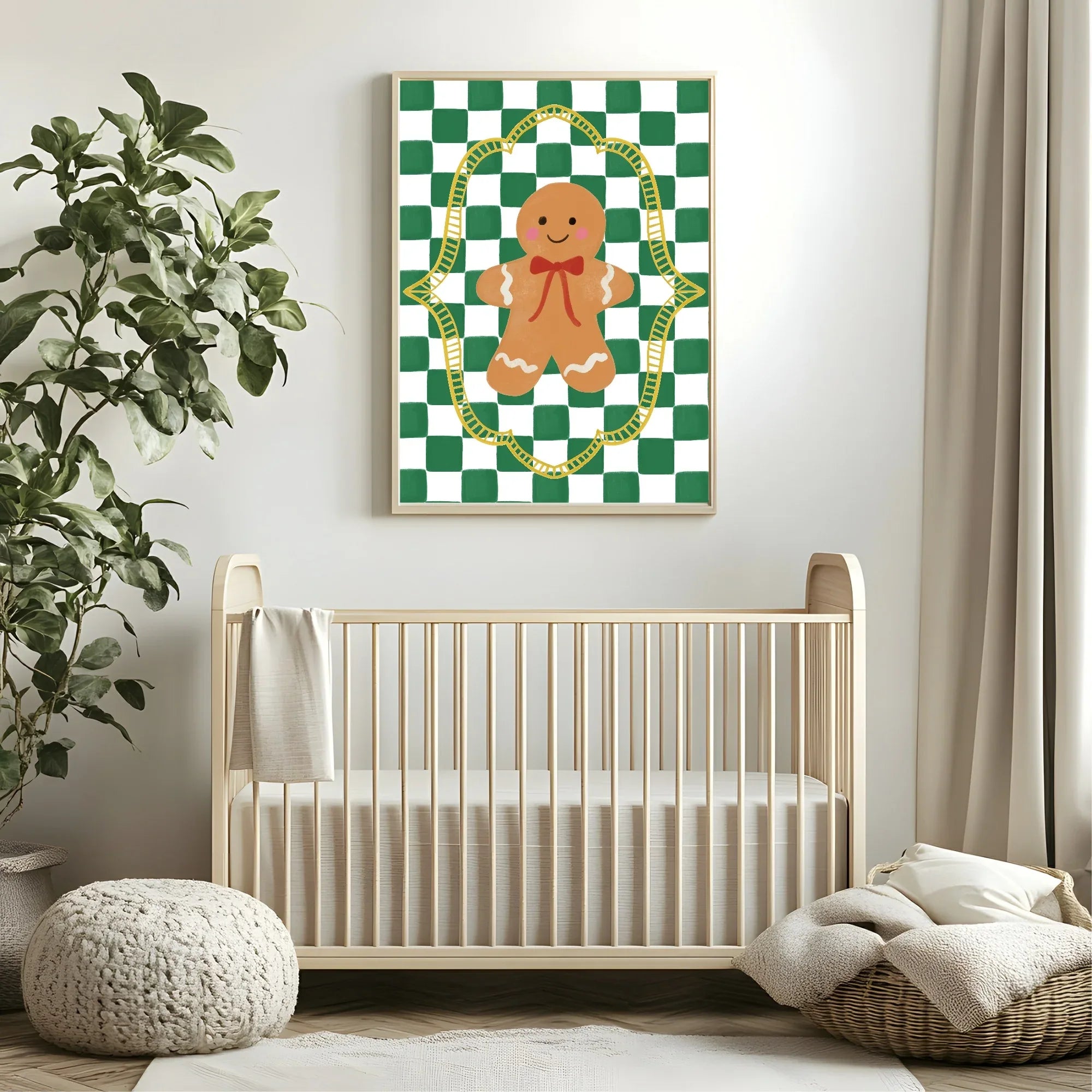 Christmas Gingerbread Print | Seasonal Wall Art - Larosier Prints