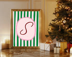 Personalised Whimsical Christmas Capybara Forever Print | Double Sided - Larosier Prints