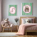 Personalised Whimsical Christmas Capybara Forever Print | Double Sided - Larosier Prints
