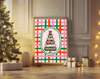Personalised Whimsical Christmas Tree Forever Print | Double Sided - Larosier Prints