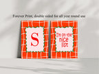 Christmas Red Check Letter to Santa Kit inc Personalised Forever Print - Larosier Prints