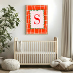 Personalised Christmas Red Check Forever Print | Double Sided - Larosier Prints