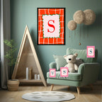 Christmas Red Check Letter to Santa Kit inc Personalised Forever Print - Larosier Prints